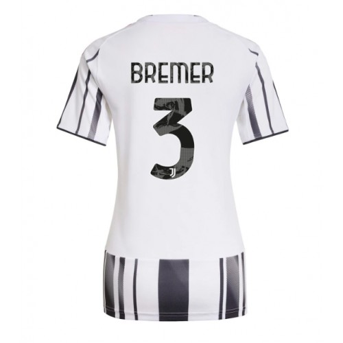 Juventus Gleison Bremer #3 Hjemmebanetrøje Dame 2025-26 Kort ærmer Juventus Gleison Bremer #3 Hjemmebanetrøje Dame 2025-26 Kort ærmer